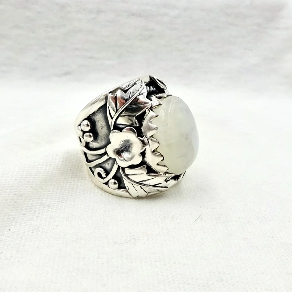 ARYA STERLING SILVER RING Angel Aura Opal Quartz